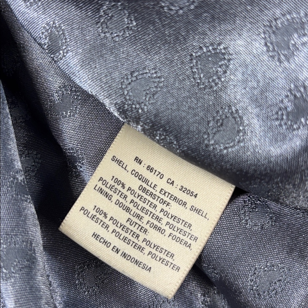 Anthropology Elevenses Charcoal plum  Teddy Jacket faux fir lined jacket L - Picture 7 of 9